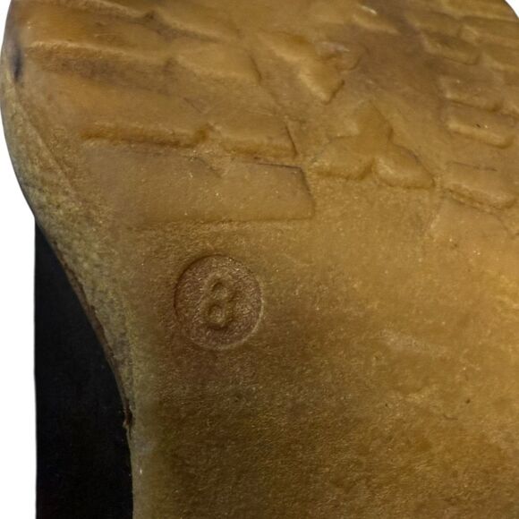 J CREW Boots JCrew Macalister Leather Suede High Heel Ankle Booties Contrast Sti - Picture 4 of 6